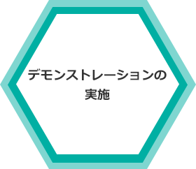 デモンストレーションの 実施